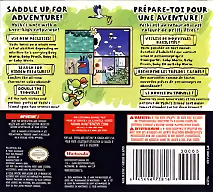 Image n° 2 - boxback : Yoshi's Island DS (v01)